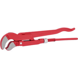 S jaw angled pipe pliers offset 1´´ 320mm, KS Tools
