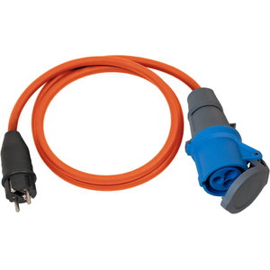 Adapter cable IP44 1,5m orange H07RN-F 3G2.5, CEE 230V/16A
