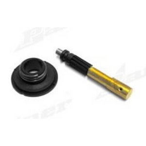 Oil pump shaft with cylinder & worm Husqvarna 340/345