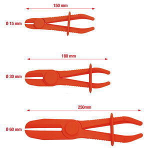 Vooliku kokkusurumise tangid komplekt 3tk, KS Tools