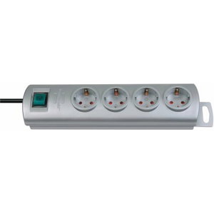 Pikendusjuhe 1,5m Primera-Lin, 4 pesa, H05VV-F 3G1,5, hall, Brennenstuhl