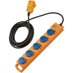 Prailgintojas, 5-lizdai SL 554 D FI, IP54, H07RN-F 3G1,5, 5m, Brennenstuhl