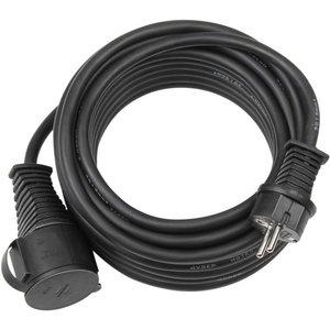 Extension Cable  IP44 25m 3G1,5 black, Brennenstuhl