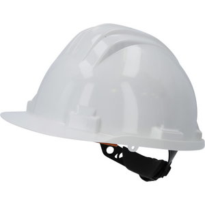 Protective hard hat, white