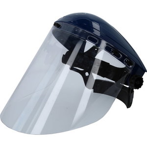 Face shield with head band