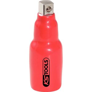 Reducing adaptor-set with protective insulation, 1/2"F x 3/8
