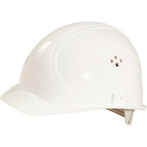 Protective hard hat, white, KS Tools
