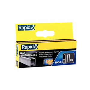 Staples for wires 28/10 1000pcs white, Rapid