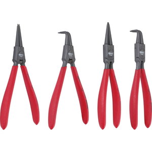 Circlip pliers set, 4 pcs, 19-60 mm