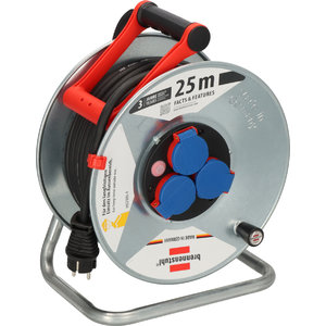удлинительный провод на металл.катушке 25м 3VDE RN 3x2,5 GARANT S IP44, BRENNENS
