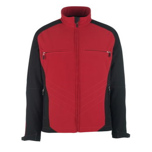 Dresden softshell elastinga striukė, raudona/juoda, 3XL