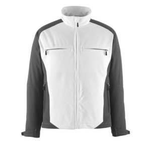 Dresden softshell elastinga striukė, balta/t. antracitas XS