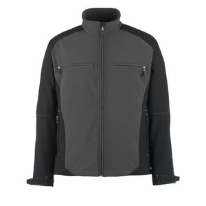 Dresden softshell elastinga striukė, juoda/antracitas, XL