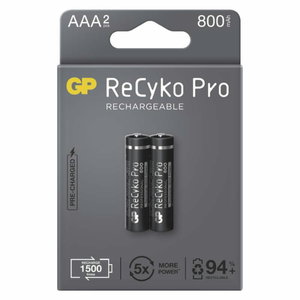 įkraunama baterija AAA/LR03, 1,2V, 800 mAh, ReCyko, 2 vnt. 