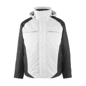 Žieminė striukė su gobtuvu Frankfurt balta/anthracitas S, Mascot