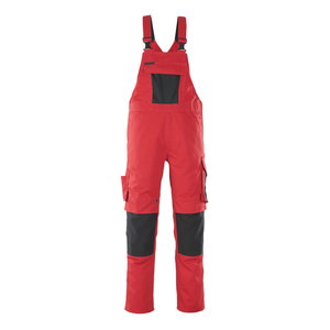 Bib-trousers Leipzig red/black 82C48, Mascot