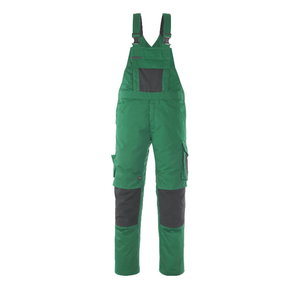 Bib-trousers Leipzig green/black 90C52, Mascot