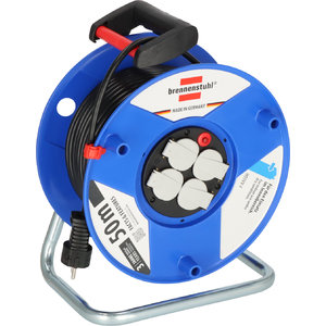 Удлинительный кабель на пластмассовой катушке  50 м  4VDE VV3 синяя1,5 GARANT, BRENNENS