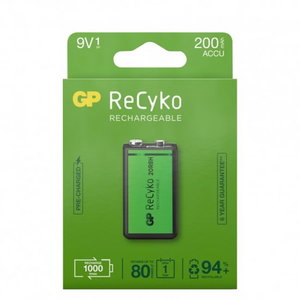 Rechargeable battery 6LR22 9V/8,4V 200mAh GP, GP