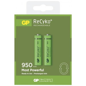 Lādējamās baterijas AAA/R03, 1,2V, 950 mAh, ReCyko, 2 gab., Gp