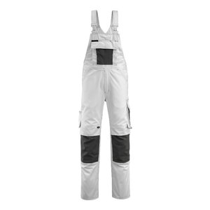 Bib-trousers Augsburg white/dark anthracite 82C46, Mascot