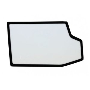 Door glass, front, lower, tempered for YANMAR