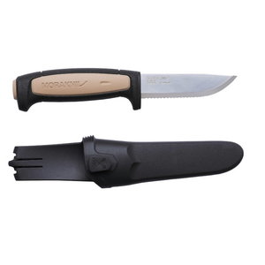 Knife Pro Rope SRT, serrated stainless blade, Mora