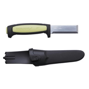 Knife Pro Chisel, chisel tip carbon steel blade, Mora