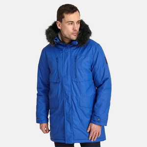 Winter jacket parka David hooded, blue L, Huppa
