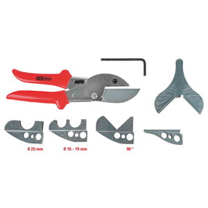 Scissor set for hoses and plastic pipes, 7 pcs, KS Tools