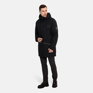 Spring parka Marlo hooded, black S, Huppa