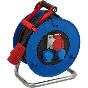 Garant CEE 1 IP44 cable reel for site & industry 20m H07RN-F, Brennenstuhl
