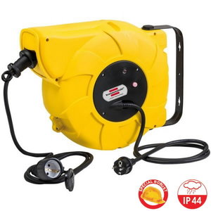 Automatic cable reel 16+2m, 230V, wall mounted, 3x1,5mm, Brennenstuhl