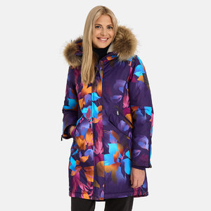 Winter jacket parka Vivian 1 hooded, purple 2XL, Huppa