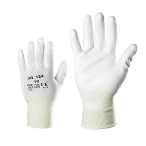 Gloves, Elastic Polyester, PU on the palm, KTR