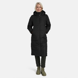 Winter coat Nina 1 hooded, black L
