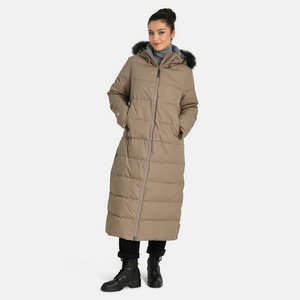 Winter coat Gudrun hooded, beige L