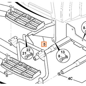 Mounting step, upper