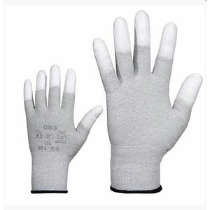 Gloves, nylon, ESD fingertips of PU, KTR