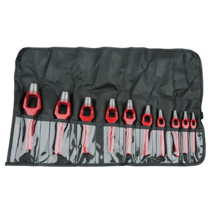 Arc punch set, 10 pcs, KS Tools