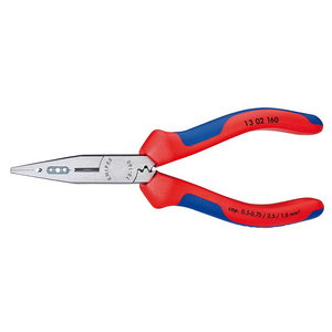 Sähkömiehenpihdit 160 mm 0,5-0,75/1,5/2,5 mm2 comfort kahvat, Knipex