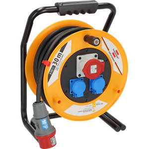 En.plokk 30 м  1CEE400V/16A-2VDE RN 5 синяя2,5 IP44 BROBUSTA-F 320, BRENNENS