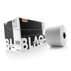  Black system rolls white, 2- ply, 100 m, Satino