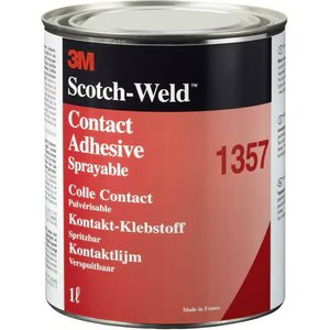 3M Scotch-Weld neopreniniai klijai 1357, pilkai-žali, 1L