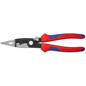Pliers for electrical installation 200mm multi-comp.grip, Knipex