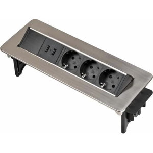 Indesk Power USB charger table outlet strip, Brennenstuhl