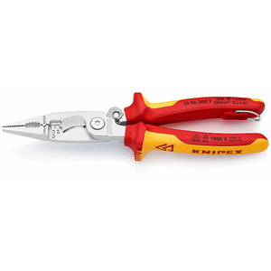 Multifunctional electrician pliers 200mm - VDE, Knipex