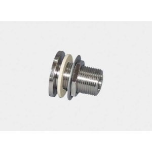 Screw in threaded connector 1" nickel-plated