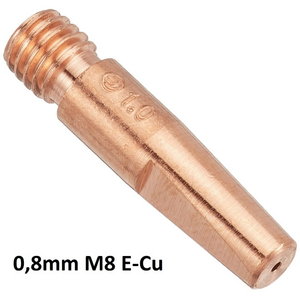 Kontaktinis antgalis E-Cu (Kemppi) M8x34,5 0,8mm