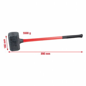 Plaktukas švelnus beatotrankis 5500g, KS Tools